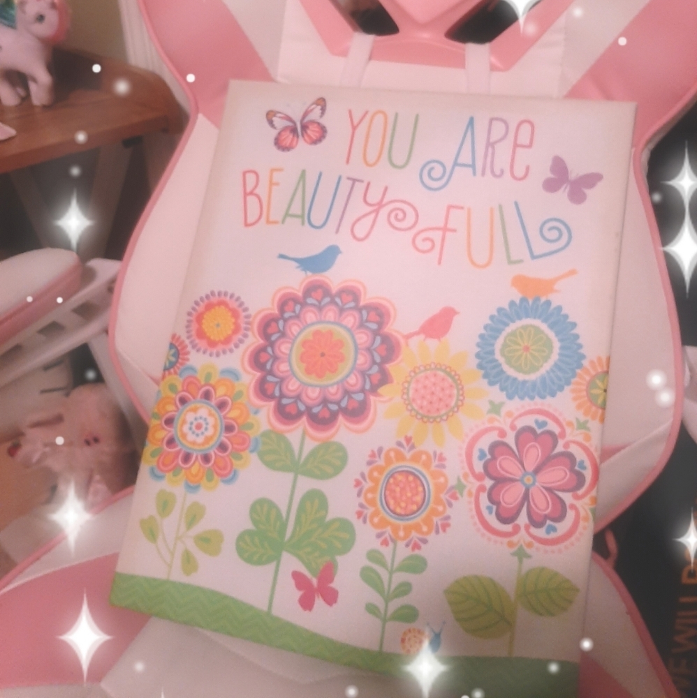 💗Big floral canvas💗